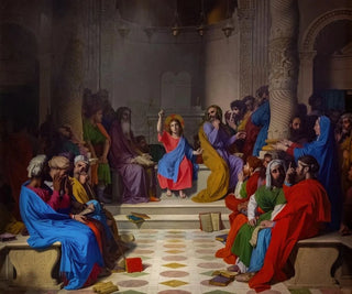 Jesus among the Doctors - Jean-Auguste-Dominique Ingres — artwork view