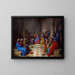 Jesus among the Doctors - Jean-Auguste-Dominique Ingres — framed artwork on a wall