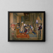 The Marshal of Berwick receiving the Order of the Golden Fleece - Jean-Auguste-Dominique Ingres — framed artwork on a wall