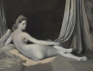 Odalisque in grisaille - Jean-Auguste-Dominique Ingres — artwork view