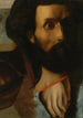 Sketch of the head and hands of Saint John for Jesus giving Saint Peter the keys to heaven - Jean-Auguste-Dominique Ingres — artwork view