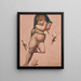 Study for the Child Jesus of the vow of Louis XIII in Montauban Cathedral - Jean-Auguste-Dominique Ingres — framed artwork on a wall