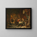 The King of Shooters - Jean Auguste Henri Leys — framed artwork on a wall