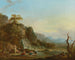 River landscapes with figures - Jean Baptiste Claudot — artwork view