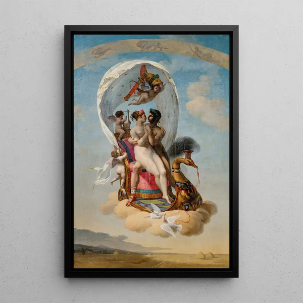Les Quatre Saisons: Printemps - Jean Baptiste Debret — framed artwork on a wall