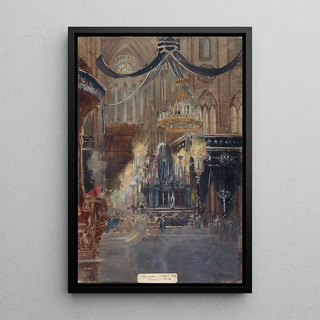 Jean Baptiste Edmond Allouard - Funrailles du prsident Flix Faure NotreDame le 23 fvrier 1899.webp