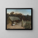Travelers Fatigued - Jean Baptiste Paul Lazerges — framed artwork on a wall