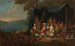 Festive scene with Turkish courtiers under a tent - Jean-Baptiste Vanmour — artwork view