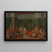 a Turkish woman's room - Jean-Baptiste Vanmour — framed artwork on a wall