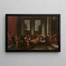 New Arrival at the Harem - Jean-Baptiste Vanmour — framed artwork on a wall