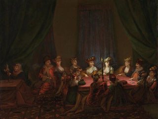 Armenian festival playing cards - Jean-Baptiste Vanmour — artwork view