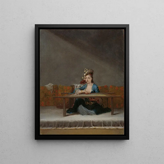 Jean Baptiste Vanmour - Turkish Woman at her Embroidery Frame.webp