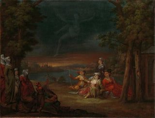 Turkish women in the countryside near Istanbul - Jean-Baptiste Vanmour — artwork view