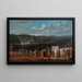 Wedding procession on the Bosphorus - Jean-Baptiste Vanmour — framed artwork on a wall