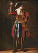 Portrait of a Swiss Guard - Jean Barbault — artwork view