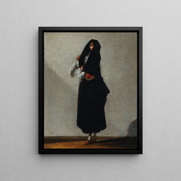 The Venetian - Jean Barbault — framed artwork on a wall