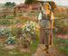 Young girl in the garden - Jean Beauduin — artwork view
