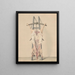Slaughtered Pig - Jean Bernard — framed artwork on a wall