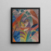 The sick fox - Jean Bloé Niestlé — framed artwork on a wall