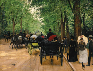 Bois de Boulogne - Jean Béraud — artwork view