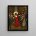 Christ linked to the column - Jean Braud — framed artwork on a wall