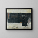 Couple devant une bijouterie - Jean Béraud — framed artwork on a wall