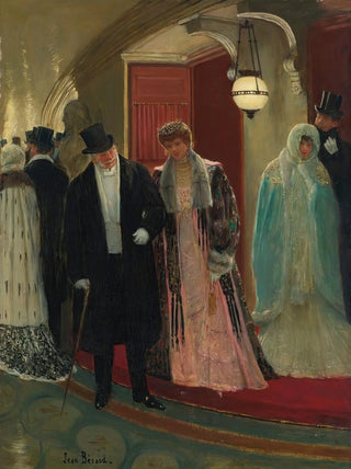 Jean Braud - Exit From The Loge Of The Opera.webp