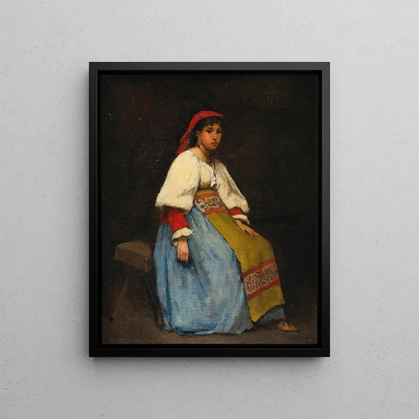 L'Italienne - Jean Béraud — framed artwork on a wall