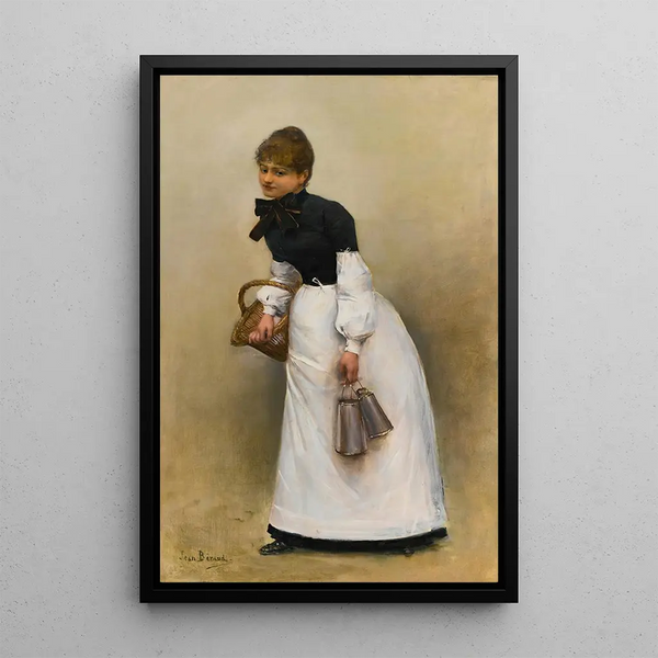 La Servante - Jean Béraud — framed artwork on a wall