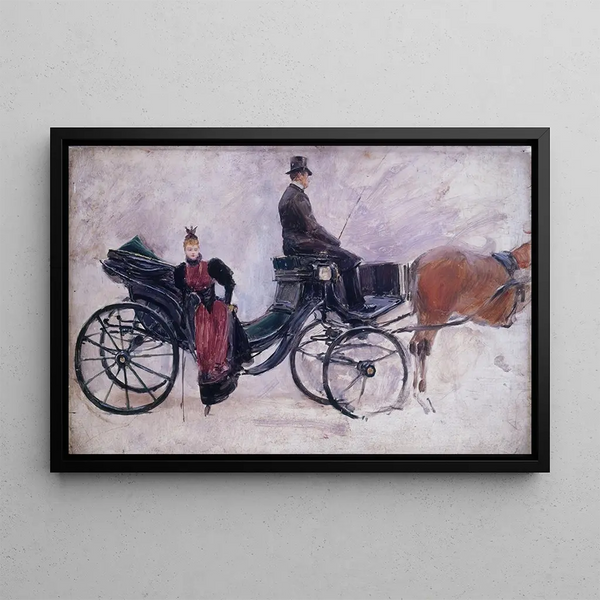 La Victoria - Jean Béraud — framed artwork on a wall