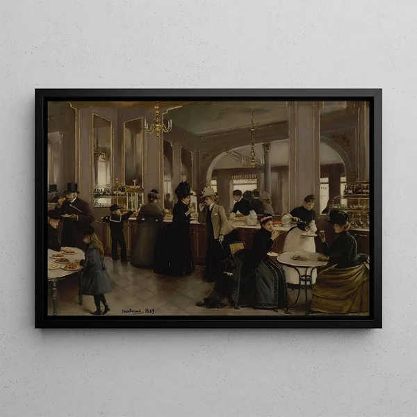 La pâtisserie Gloppe - Jean Béraud — framed artwork on a wall
