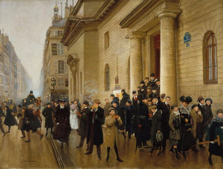 La sortie du lycée Condorcet - Jean Béraud — artwork view
