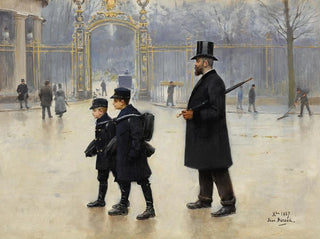Le parc Monceau - Jean Béraud — artwork view