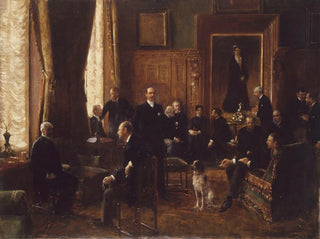 The Countess Potocka's Drawing Room - Jean Béraud — artwork view