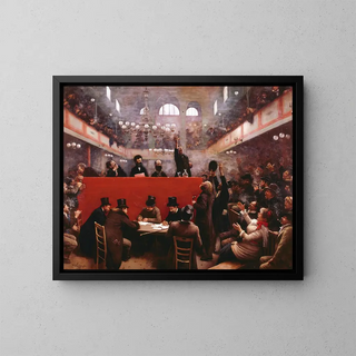 Salle Graffard - Jean Béraud — framed artwork on a wall