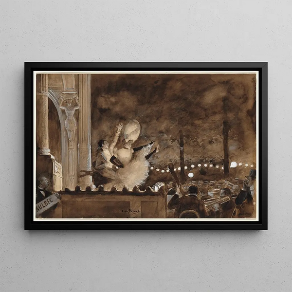 Valmy et La - Jean Béraud — framed artwork on a wall