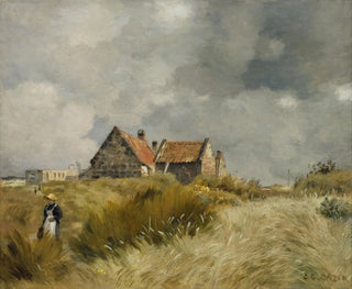 Cottage dans les dunes - Jean-Charles Cazin — artwork view