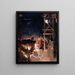 Paris Festival Souvenir - Jean Charles Cazin — framed artwork on a wall