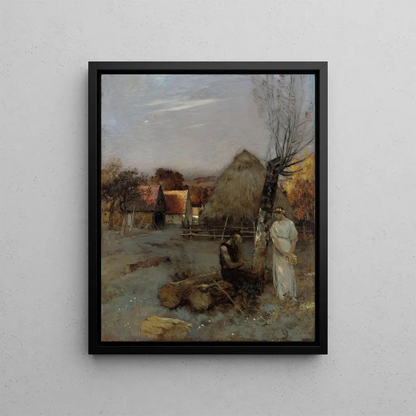 Theocritus - Jean-Charles Cazin — framed artwork on a wall
