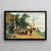 An act of kindness - Jean-Charles Meissonier — framed artwork on a wall
