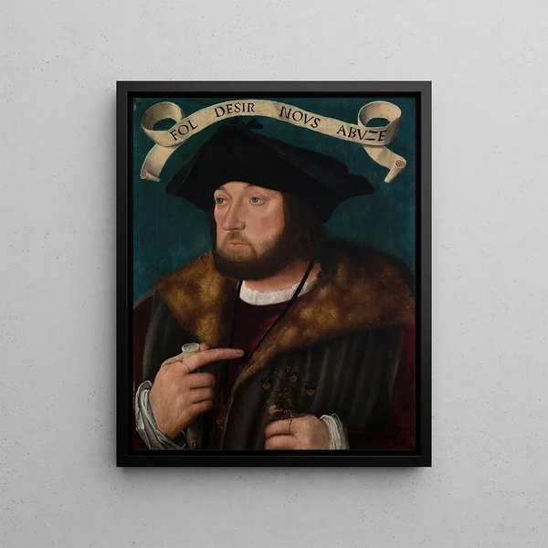 Guillaume Gouffier - Jean Clouet — framed artwork on a wall