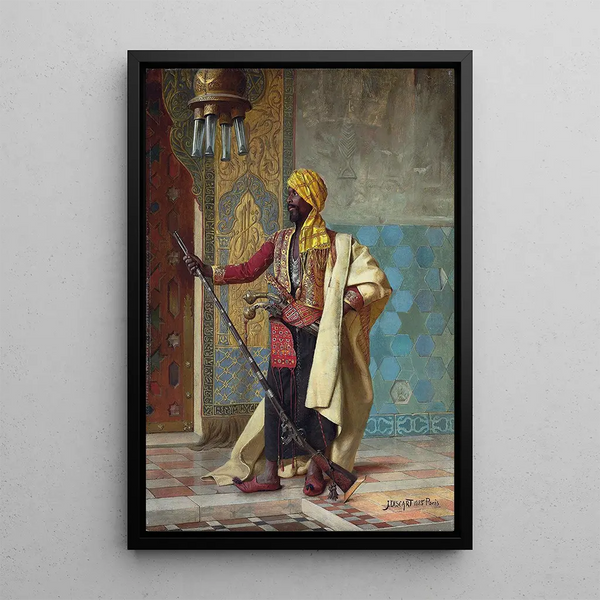 The harem guard - Jean Discart — framed artwork on a wall