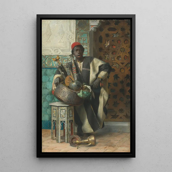 The Moorish Merchant - Jean Discart — framed artwork on a wall