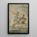 Horse Acrobatics Painting - Jean Démosthène Dugourc — framed artwork on a wall