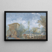 Figures dans un jardin - Jean Démosthène Dugourc — framed artwork on a wall