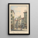 Passage de la Monnaie vu de la Cité - Jean Dubois — framed artwork on a wall