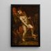 Cupidon brisant son arc - Jean Ducamps — framed artwork on a wall
