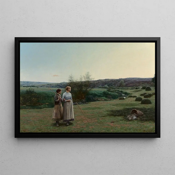 Les râteaux - Jean Ferdinand Monchablon — framed artwork on a wall