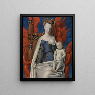 Jean Fouquet - Virgin and Child Surrounded by Angels.webp