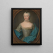 Margaretha Cornelia van de Poll 1726-1798 - Jean Fournier — framed artwork on a wall